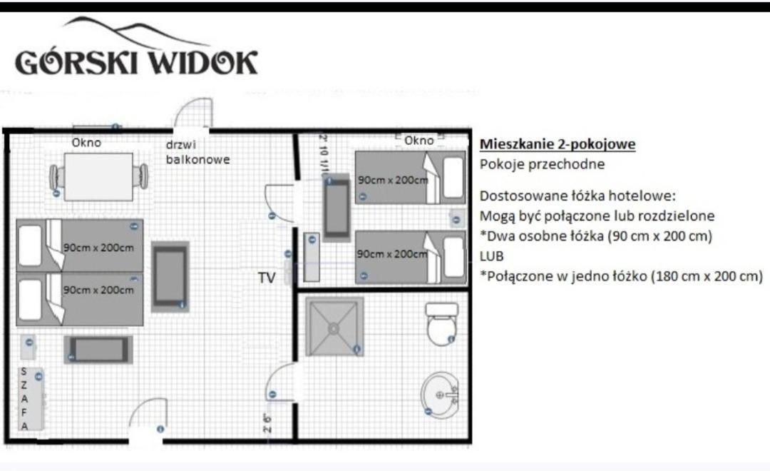 Gorski Widok Karpacz Apartamenty I Pokoje- Salon Kominkowy ภายนอก รูปภาพ