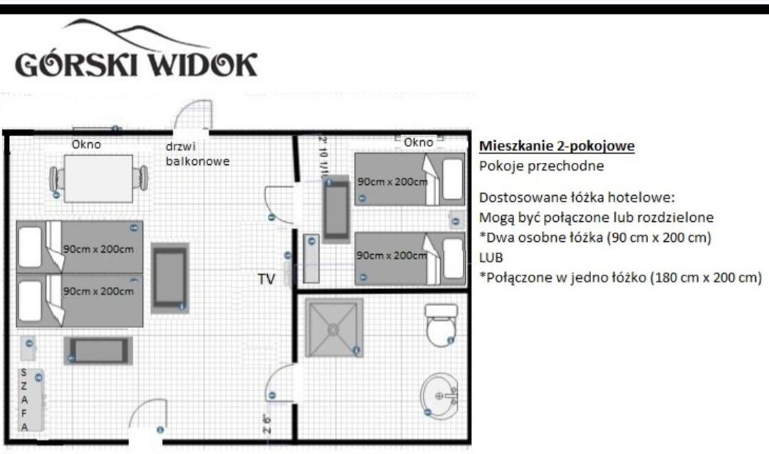 Gorski Widok Karpacz Apartamenty I Pokoje- Salon Kominkowy ห้อง รูปภาพ