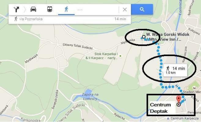 Gorski Widok Karpacz Apartamenty I Pokoje- Salon Kominkowy ภายนอก รูปภาพ
